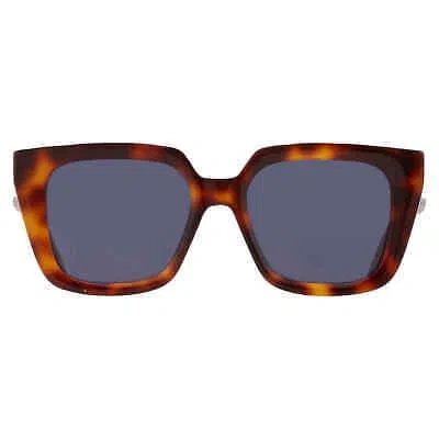 Pre-owned Dior Blue Butterfly Ladies Sunglasses Midnight S1i Cd40092i 53v 53