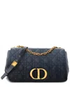 Dior Blue Cannage Leather Gradient Large Caro Bag (authentic Pre-loved)
