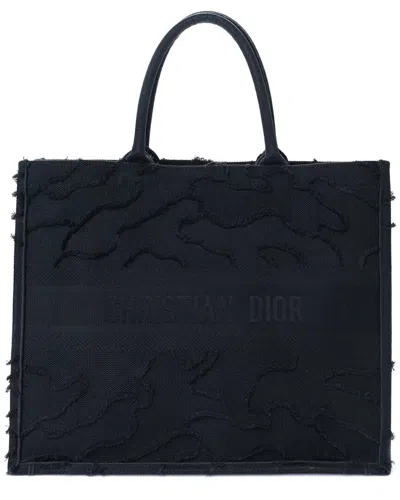 Dior Blue Canvas Camouflage Book Tote (authentic Pre-loved)