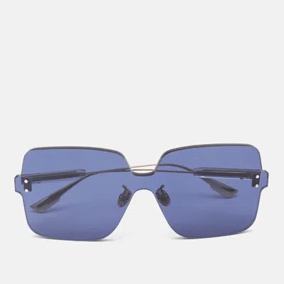 Pre-owned Dior Blue Colorquake1 Shield Sunglasses