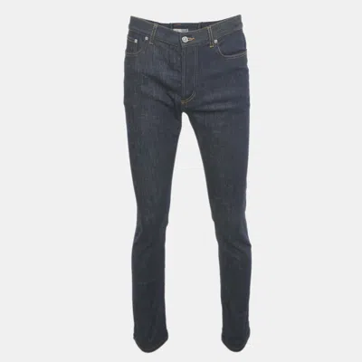 Pre-owned Dior Blue Denim Slim Jeans M Waist 30"