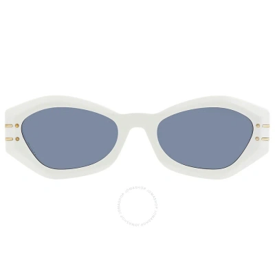 Dior Blue Geometric Ladies Sunglasses Signature B1u 50b0 55