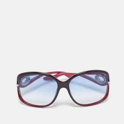Pre-owned Dior Blue Gradient Volute 2str Square Sunglasses