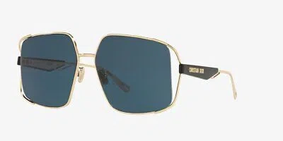 Pre-owned Dior Blue Irregular Ladies Sunglasses Cd40037u 10v 61