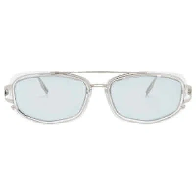 Pre-owned Dior Blue Irregular Men's Sunglasses Neo S1u Dm40031u 26v 56 Neo S1u