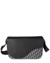 Dior Blue Leather & Oblique Canvas Saddle Messenger Bag (authentic Pre-loved)
