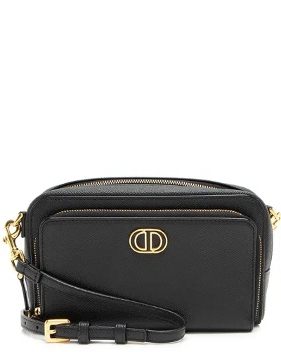 Dior Blue Leather Caro Double Pouch Crossbody (authentic Pre-loved)