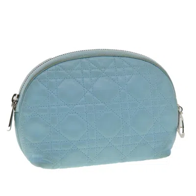 Pre-owned Dior Blue Leather Clutch Bag ()