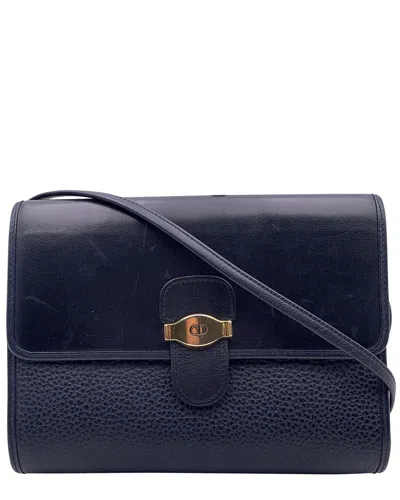 Dior Blue Leather Crossbody (authentic Pre-loved)