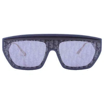 Pre-owned Dior Blue Logo Shield Men's Sunglasses Club M7u 31b8 141 Club M7u 31b8