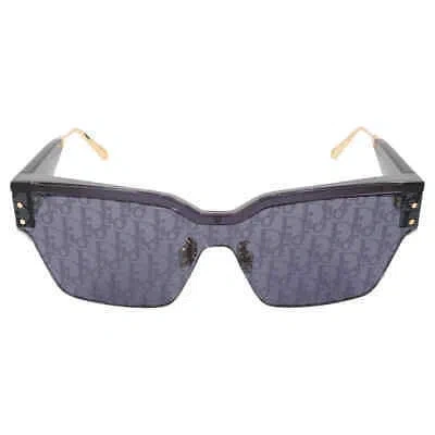 Pre-owned Dior Blue Mirror Shield Ladies Sunglasses Club M4u 30b8 Club M4u 30b8