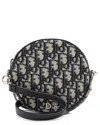 Dior Blue Oblique Canvas Baby Ball Shoulder Bag (authentic Pre-loved)