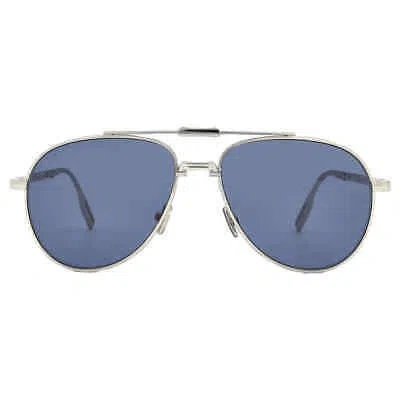 Pre-owned Dior Blue Pilot Men's Sunglasses 90 A1u Dm40097u 16v 57 90 A1u Dm40097u