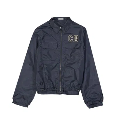 Dior Polyamide Shell Jacket In Blue