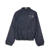Dior Blue Polyamide Shell Jacket In Blue