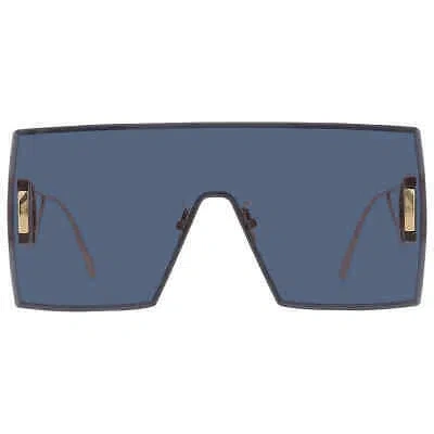 Pre-owned Dior Blue Shield Ladies Sunglasses 30montaigne M1u B0b0 00 30montaigne M1u B0b0