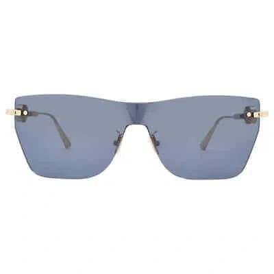 Pre-owned Dior Blue Shield Ladies Sunglasses Cd Chain M3u B0b0 Cd40162u 10v 00