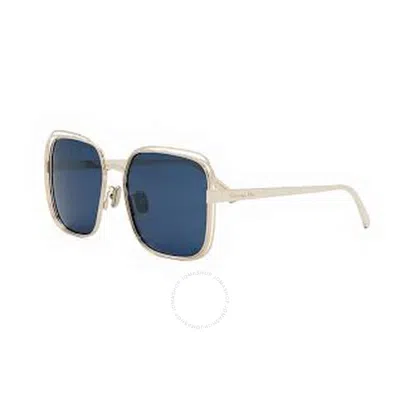 DIOR DIOR BLUE SQUARE LADIES SUNGLASSES CD40151U 10V 58