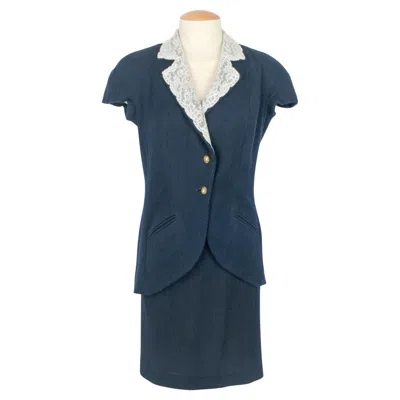 Pre-owned Dior Blue Suit 2008