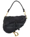 Dior Blue Trotter Denim Embroidered Camouflage Saddle Bag (authentic Pre-  Loved)