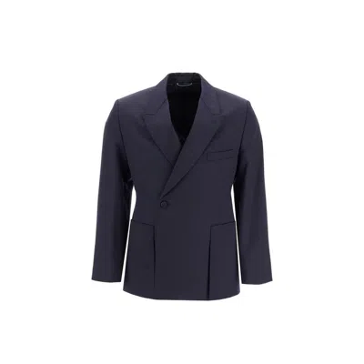 Dior Blue Virgin Wool Blazer