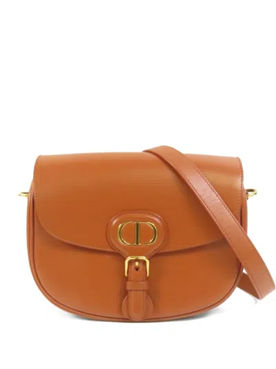 Pre-owned Dior Bobby Crossbody Bag In Brown