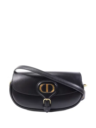 Pre-owned Dior Bobby East West Shoulder Bag In Black