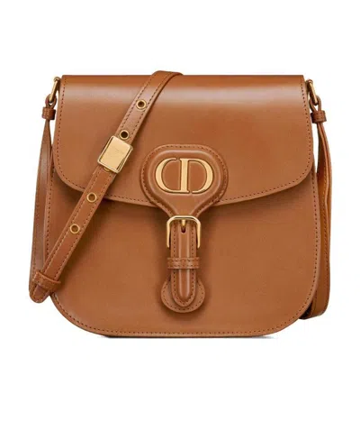 Dior Bobby Frame Shoulder Bag In Brown