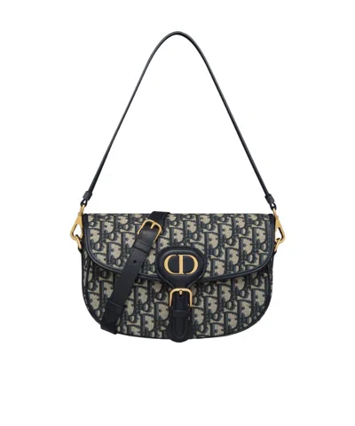 Dior Bobby Multicarry Shoulder Bag In Blue