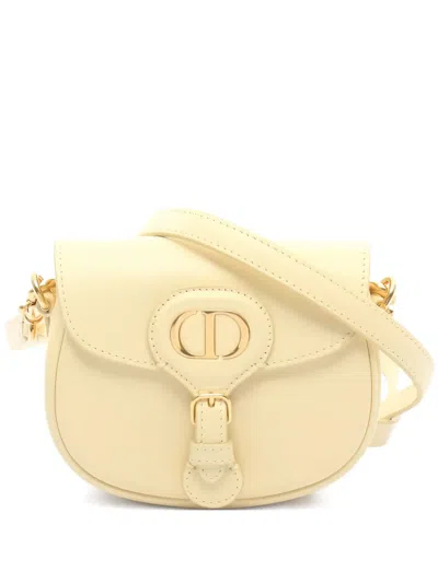 Pre-owned Dior Bobby Shoulder Bag In Yellow