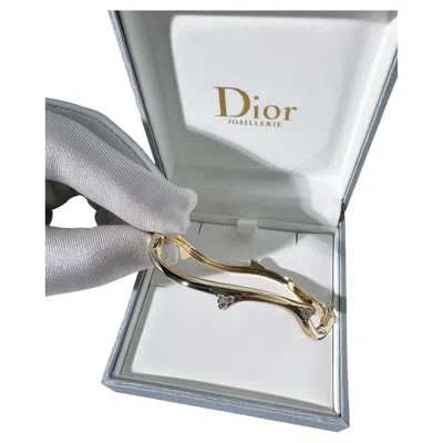 Pre-owned Dior Bois De Rose Rose Branch Bangle In Red