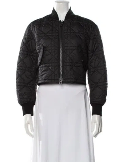 Pre-owned Dior Bomber Jacket In Black