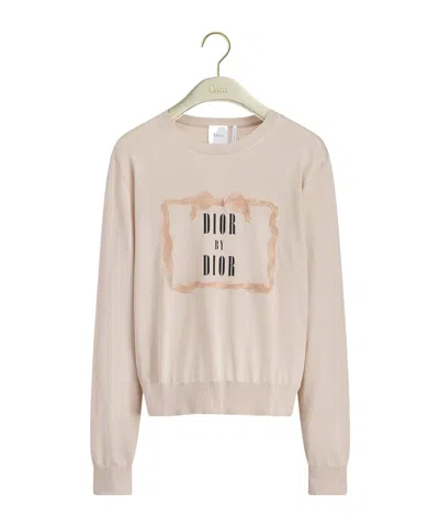 Dior Book Cover Sweater In Gray