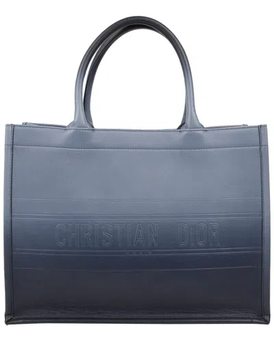 Dior Book Tote Bag (authentic Pre-loved) In Blue