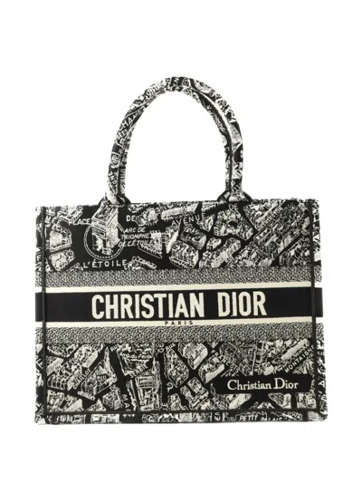 Pre-owned Dior Book Tote Tote Bag In Black