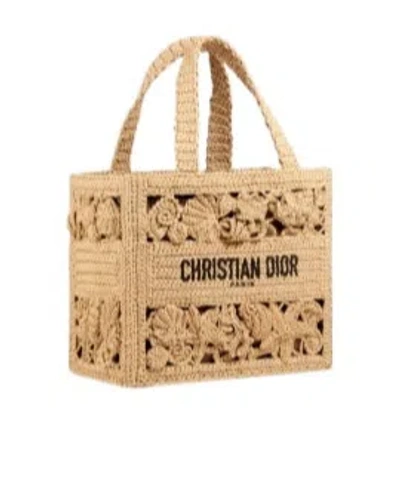 Dior Booktote Handbag In Nude