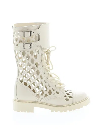 Pre-owned Dior Boots In White