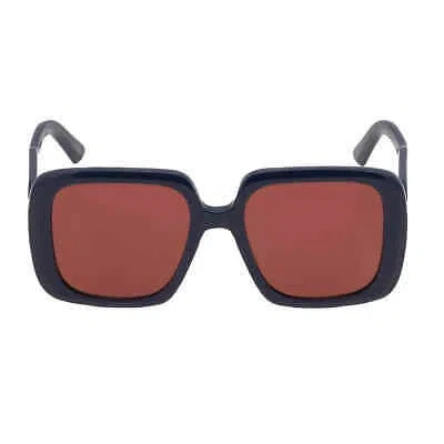 Pre-owned Dior Bordeaux Sport Ladies Sunglasses Bobby S2u 30d0 55 Bobby S2u 30d0 In Red