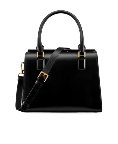 Dior Boston Small Shoulder Bag In Black