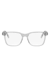 Dior Botanica S1i 55mm Rectangular Optical Glasses In Crystal/other