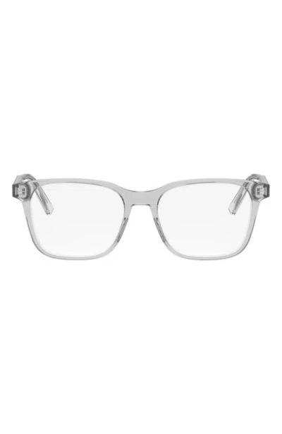 Dior Botanica S1i 55mm Rectangular Optical Glasses In Crystal/other