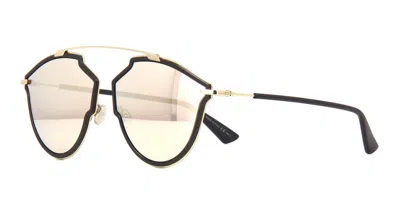 Pre-owned Dior Bottega Veneta Bv1126s Gold/dark Grey (002) Sunglasses In Gray