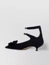 Dior Bow Detail Kitten Heel Pointed Toe Pumps
