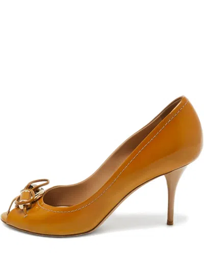 Pre-owned Dior Bow-detailed Pumps