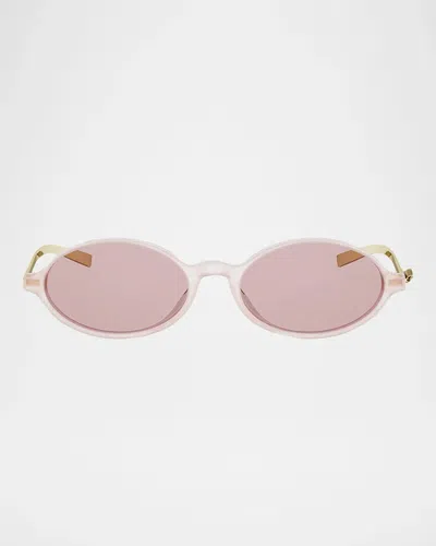 Dior Bow R2i 53mm Oval Sunglasses In Multi