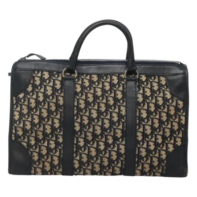 Pre-owned Dior Bowling Navy Canvas Travel Bag ()