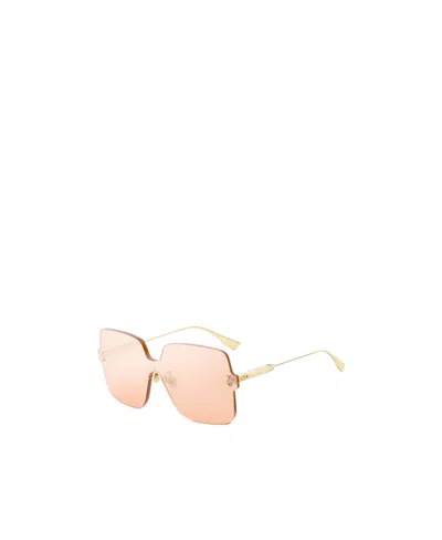 Dior Box Logo Sunglasses In Nude