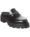 Dior Boy Leather Mule In Black
