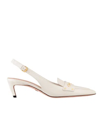 Dior Boy Slingback Pump In White