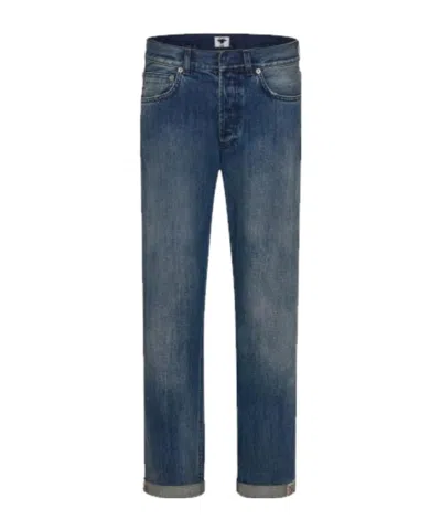 Dior Boyfriend Straight Jeans In Blue